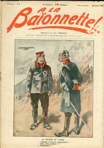 Capa de "La Baionnette", Satirical en Colours