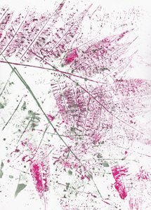 Folhas de feto abstratas