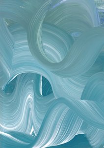 Ondas azuis fluidas de Maira Ribena