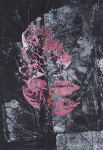 Flor rosa com textura