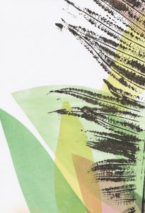 Folhas abstratas vibrantes de Maira Ribena