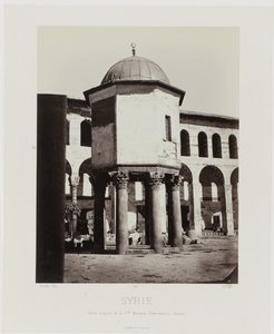 Gezicht op de kleine koepel van de grote Moskee in Damascus (Síria/pequena cúpula da Grande Mesquita (livro sagrado) - Damasco) Arquitetura Antiga: Egito, Grécia, Ásia Menor: Álbum de Fotos (título da série)