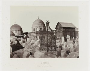 Gezicht op een begraafplaats in Damascus (Síria/Groups of Tombs - Damascus) Arquitetura Antiga: Egito, Grécia, Ásia Menor: Álbum de Fotos (título da série)