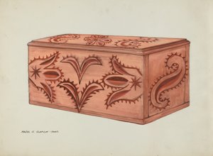 Caixa, c. 1937. de Majel G. Claflin
