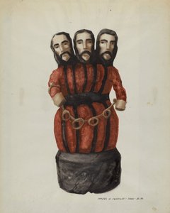 Bulto: Santíssima Trindade, c. 1937. de Majel G. Claflin