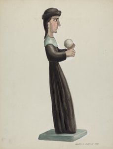 Santo Esculpido e Pintado - Santa Rita, 19351942. de Majel G. Claflin