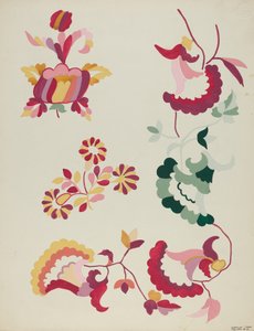 Detalhe do Padrão da Colcha de Majel G. Claflin