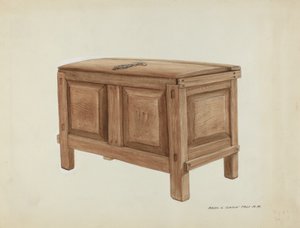 Caixa de Grãos, c. 1937. de Majel G. Claflin