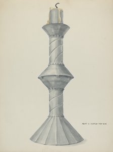 Castiçal do Altar Penitente, c. 1937. de Majel G. Claflin
