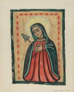 Retábulo-Nossa Senhora das Dores Nuestra Señora de los Siete Dolores, c. 1938. de Majel G. Claflin