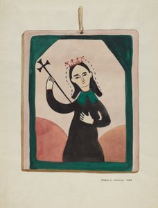 Retábulo da Virgem, c. 1937. de Majel G. Claflin