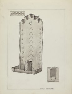Tin Candle Sconce, 19351942. de Majel G. Claflin