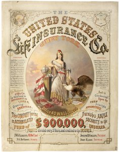 Estados Unidos Life Insurance Co. de Nova York, (litografia)