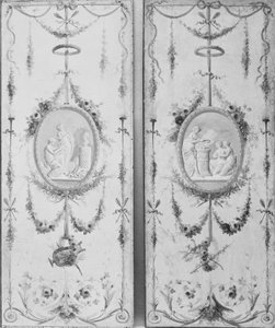 Painel decorativo um par, séc. XVIII. de Manner of Le Riche