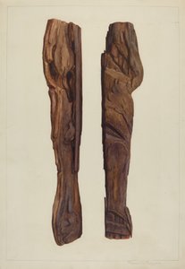 Three Notch Survey Mark, c. 1938. de Manuel G. Runyan