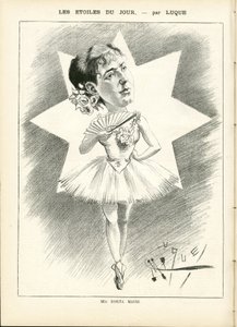 Ilustração de Manuel Luque (1854-1919) em La Caricature (1880) de Manuel Luque