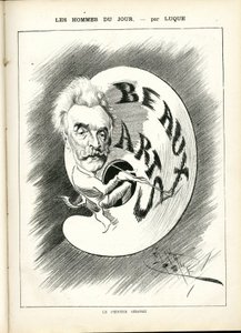 Ilustração de Manuel Luque (1854-1919) em La Caricature (1880) de Manuel Luque