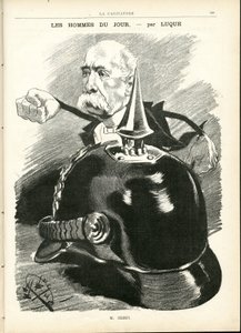 Ilustração de Manuel Luque (1854-1919) em La Caricature (1880) de Manuel Luque