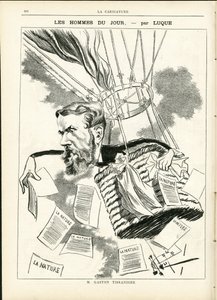 Ilustração de Manuel Luque (1854-1919) em La Caricature (1880) de Manuel Luque