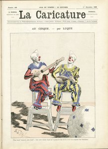 Ilustração de Manuel Luque (1854-1919) para a Capa de La Caricature (1880) de Manuel Luque
