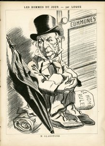 Ilustração de Manuel Luque (1854-1919) em La Caricature (1880) de Manuel Luque