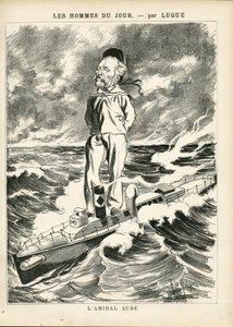 Ilustração de Manuel Luque (1854-1919) em La Caricature (1880) de Manuel Luque