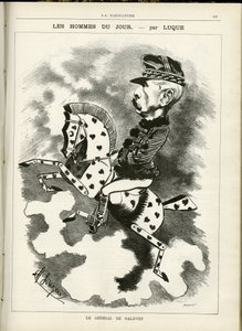 Ilustração de Manuel Luque (1854-1919) em La Caricature (1880) de Manuel Luque