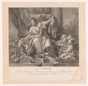 Alegoria da comédia
La Comédie (título sobre o objecto)
