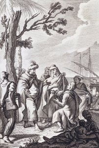 Ilustração para "O Tratado de Argel" de Miguel de Cervantes de Manuel de la Cruz y Cano