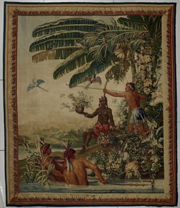 Les pêcheurs (Os Pescadores), Tapeçaria da série Les Anciennes Indes (As Antigas Índias)
Pescadores de Manufacture Royale des Gobelins