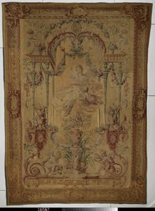 Tapeçaria representando Vénus, simbolizando a Primavera de Manufacture Royale des Gobelins