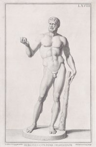 Estátua de Hércules, 1734. de Marc