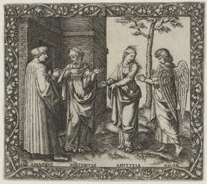 Amadeus Berruti com gravidade, Amititia e amor de Marcantonio Raimondi