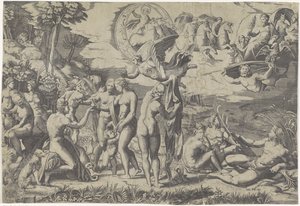Julgamento de Paris de Marcantonio Raimondi