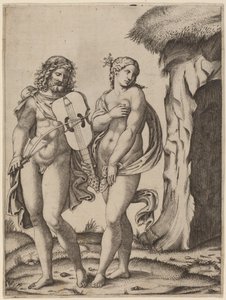 Orfeu e Eurídice de Marcantonio Raimondi