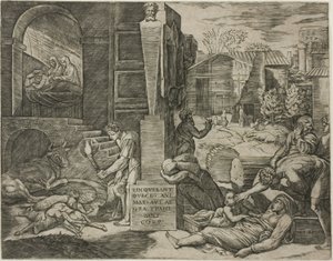 O Morbetto, ou A Praga da Frígia de Marcantonio Raimondi