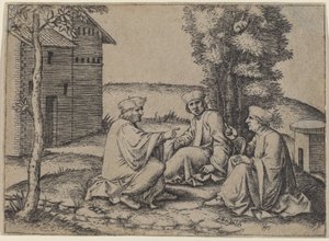 Os três médicos de Marcantonio Raimondi