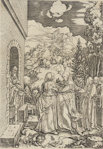 A Visitação de Marcantonio Raimondi