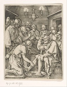 Lava-pés de Pedro Paixão de Cristo (título da série) de Marcantonio Raimondi