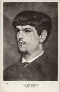 Claude Debussy, compositor francês (1862-1918)