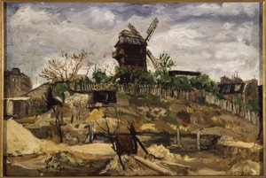O Moulin de la Galette, cerca de 1920 (óleo)