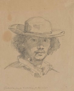 Auto-retrato. de Marcellin Gilbert Desboutin