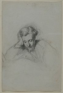 Retrato do poeta Heinrich Heine 1797-1856, 1853 de Marcellin Gilbert Desboutins