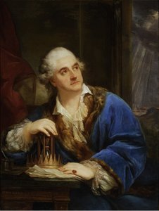 Stanislas II Auguste, roi de Pologne et Lituanie - Retrato de Stanislaw II August Poniatowski, Rei e Grão-Duque da Comunidade Polaco-Lituana (1732-1798) par Bacciarelli, Marcello (1731-1818). Óleo sobre tela, tamanho : 111,5x85,5