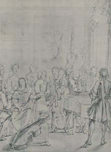 Um concerto em uma casa de Noblemans, 1736, 1920