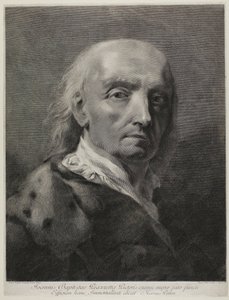 Retrato do pintor Giovanni Battista Piazzetta de Marco Alvise Pitteri