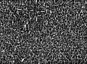 Textura, 2017 (tinta sobre papel ingreso) de Marco Campedelli