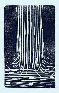 Cascata, 2014 (linóleo sobre papel) de Marco Campedelli