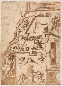 Grotesco com um Centauro Pulando verso, c. 15651588.