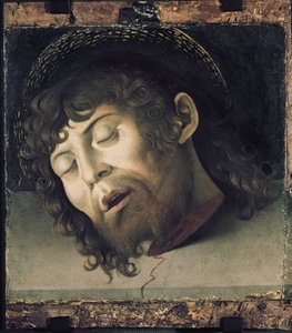 Decapitado São João Batista (óleo sobre madeira